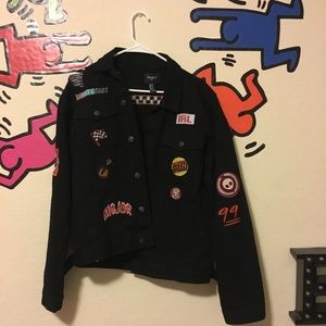 Forever 21 black Jean jacket